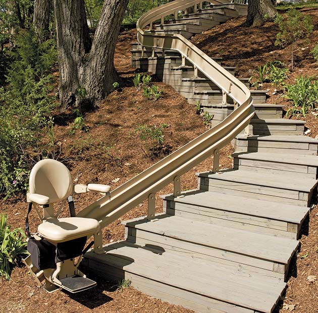 Phoenix outdoor outside exterior stairway staircase glide bruno cre-2010e 